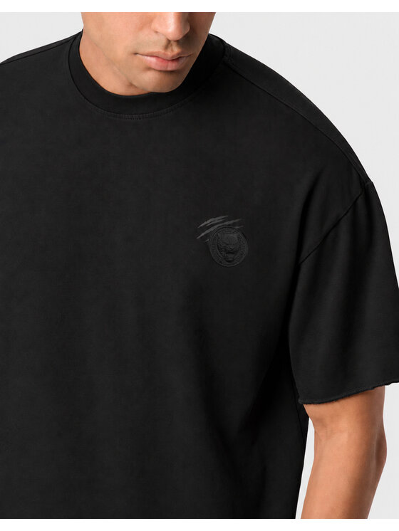 Plein Sport Plein Sport Tričko 32340 Čierna Regular Fit