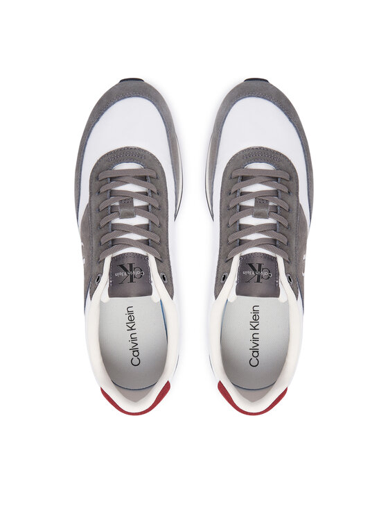 Calvin Klein Calvin Klein Superge Retro Runner Band Lth-Su HM0HM02212 Siva
