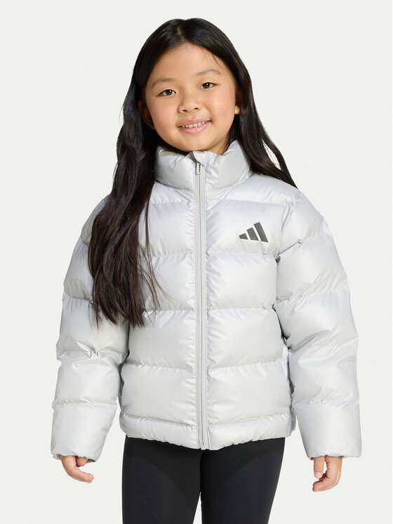 adidas adidas Zimní bunda JW2474 Stříbrná Regular Fit