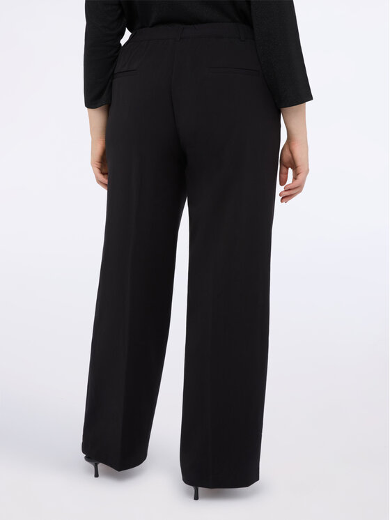 Fiorella Rubino Fiorella Rubino Pantaloni di tessuto P011T005074N033 Nero Regular Fit