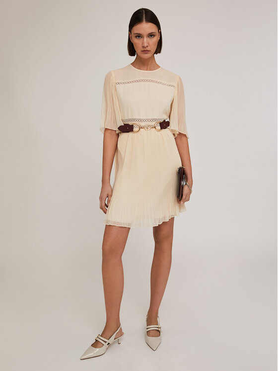 Motivi Motivi Vestito da giorno 7246Q003167N011 Bianco Regular Fit