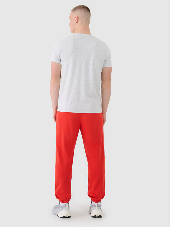4F 4F Joggery 4FWMM00TTROM1139-62S Czerwony Regular Fit