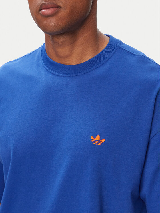 adidas adidas T-Shirt Trefoil Essentials HZ1002 Μπλε Loose Fit