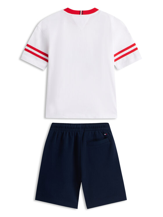 Tommy Hilfiger Tommy Hilfiger Σετ T-Shirt και σορτς Wavy Flag KB0KB10410 Έγχρωμο Regular Fit