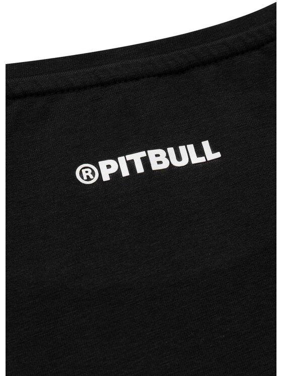 PITBULL PITBULL T-Shirt Koszulka damska Slim Fit Small Logo M Czarny Regular Fit