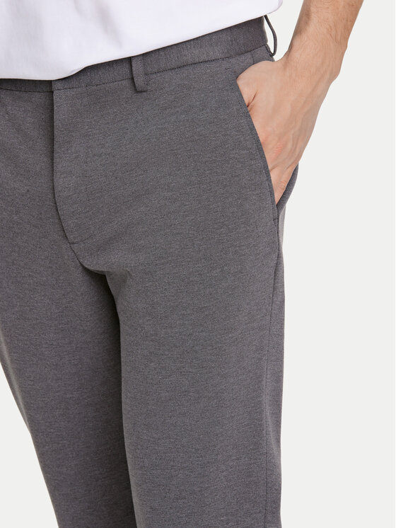 Lindbergh Lindbergh Chinosy 30-006052 Szary Slim Fit