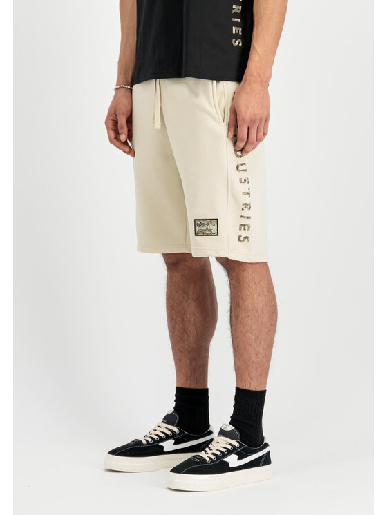 Alpha Industries Alpha Industries Szorty Camo Jogger Short Beżowy Regular Fit