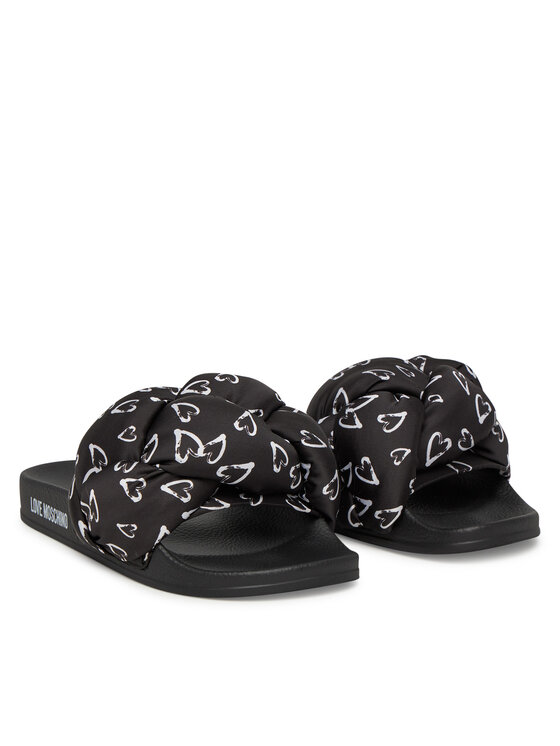 LOVE MOSCHINO LOVE MOSCHINO Klapki JA28312G0MIW100B Czarny