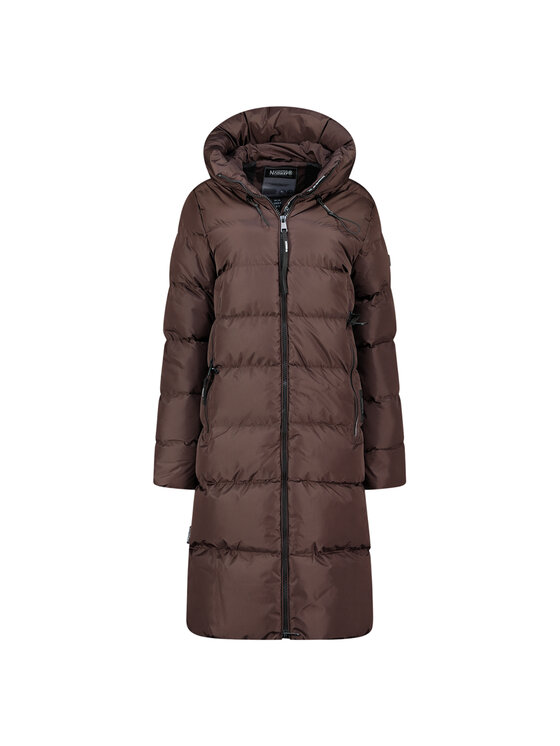 Geographical Norway Geographical Norway Parka WZ7108F/GN-DARK BROWN Brązowy Reglan Fit
