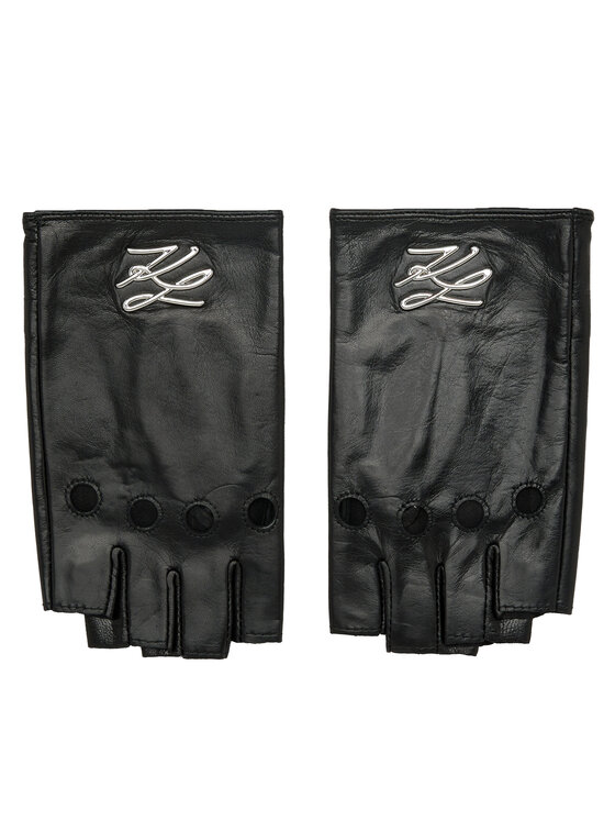 karl lagerfeld gants femme 231w3601 noir