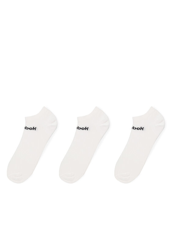 Set de 3 perechi de șosete joase unisex Reebok Act Core Low Cut Soc GH8228 Alb
