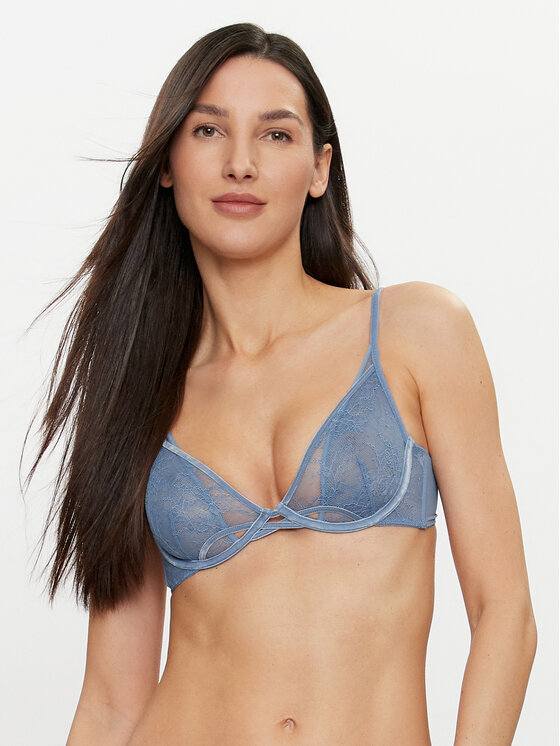 Hunkemöller Hunkemöller Nedrček s kostjo Molly 204623 Modra