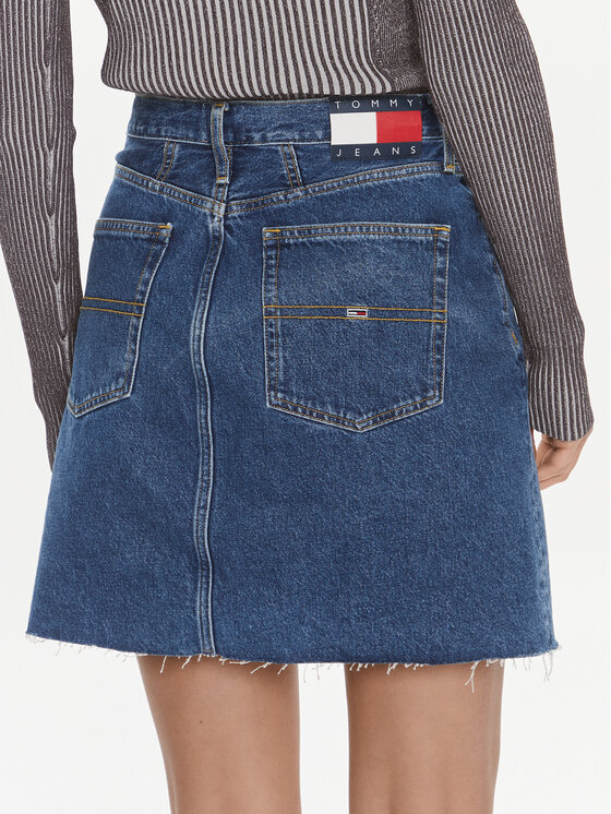 Tommy Jeans Tommy Jeans Džinsa svārki DW0DW17285 Zils Slim Fit