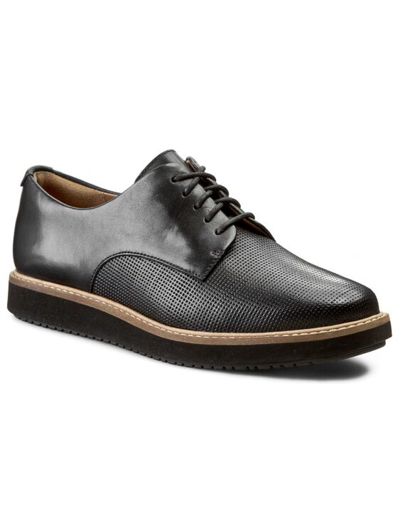 Clarks glick darby black deals