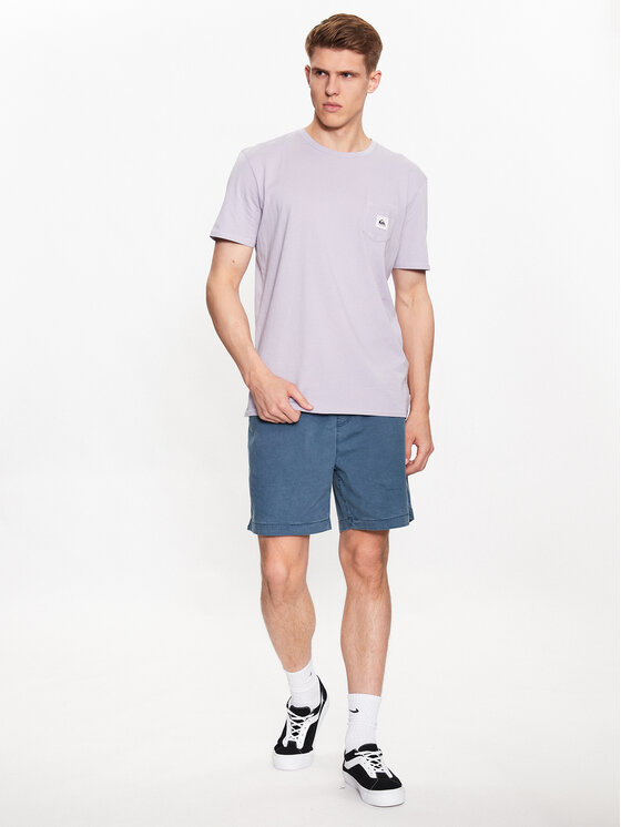 Quiksilver Quiksilver Marškinėliai Sub Missions EQYZT07253 Violetinė Regular Fit
