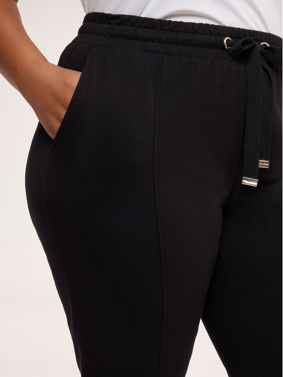 Fiorella Rubino Fiorella Rubino Pantaloni di tessuto P856L002443N033 Nero Slim Fit