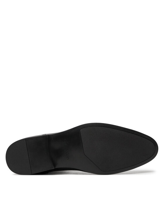 Calvin Klein Calvin Klein Μποτίνια Boot W/ Zip Lth HM0HM01501 Μαύρο