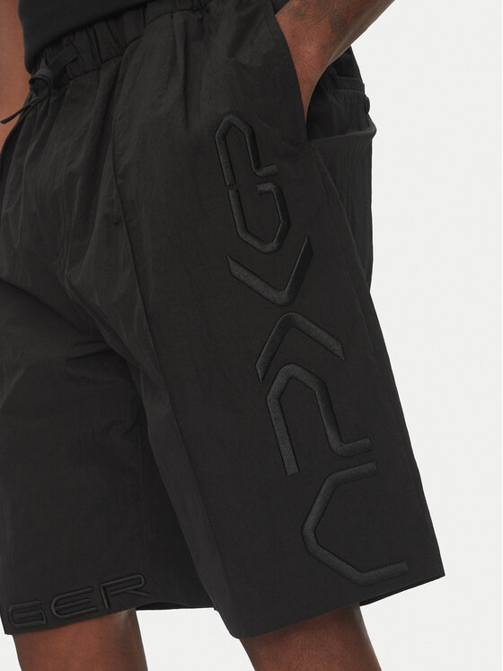 Tommy Hilfiger Tommy Hilfiger Pantaloni scurți sport F1 Movie MW0MW42080 Negru Relaxed Fit
