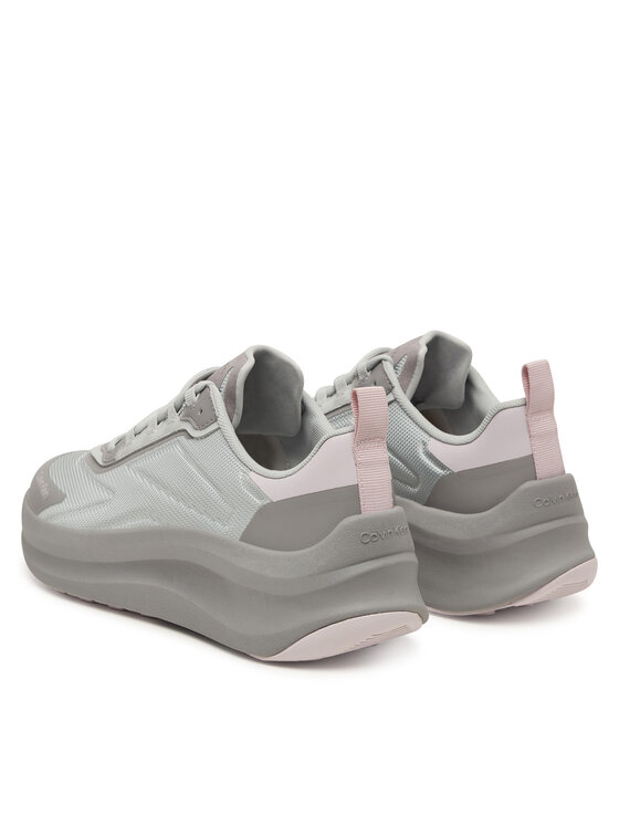 Calvin Klein Calvin Klein Sneakersy Chunky Runner Laceup Hf Blst Ny HW0HW03111 Šedá