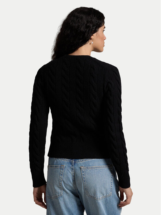 Polo Ralph Lauren Polo Ralph Lauren Pletena jopica 211910443011 Črna Regular Fit