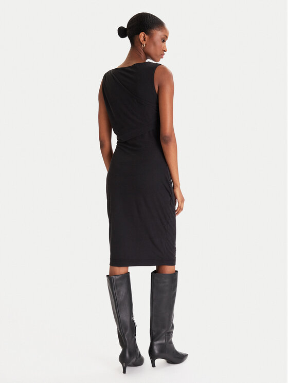 Guess Guess Každodenné šaty W5YK27 KAQL2 Čierna Regular Fit