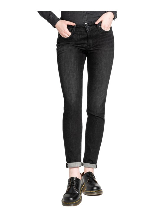Lee Lee Jeansy L526DWJN Czarny Skinny Fit