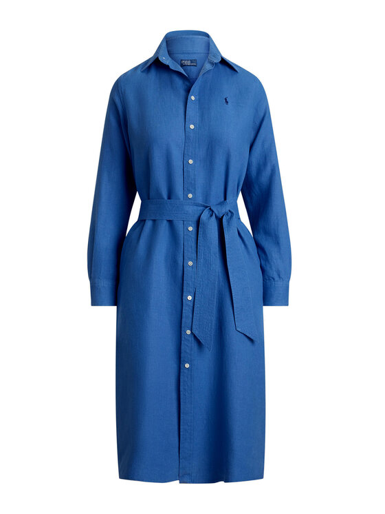 Polo Ralph Lauren Polo Ralph Lauren Rochie tip cămașă 211943992004 Albastru Regular Fit