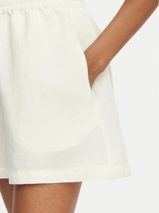 BOSS BOSS Stoffshorts C_Tallan 50559251 Creme Relaxed Fit