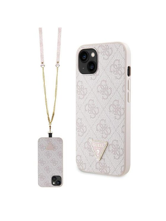 Etui na telefon Guess, Różowe, iPhone 14 Pro Max