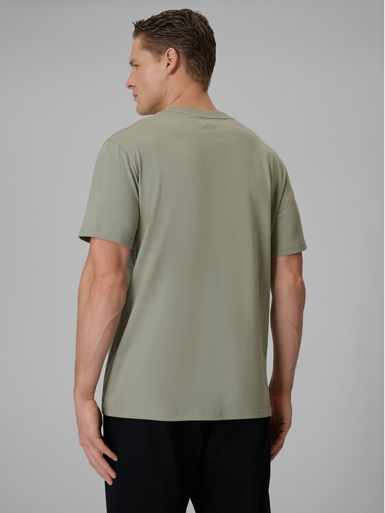 4F 4F T-Shirt BRAND CODE Khaki Regular Fit