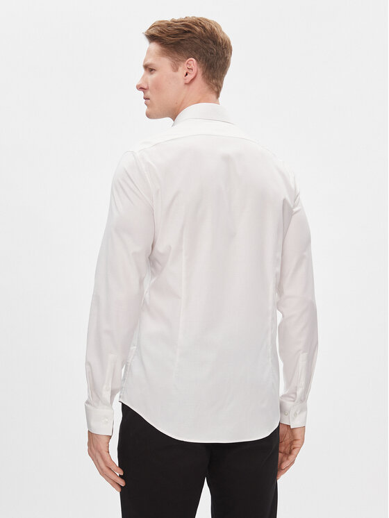 Calvin Klein Calvin Klein Koszula K10K112305 Biały Slim Fit