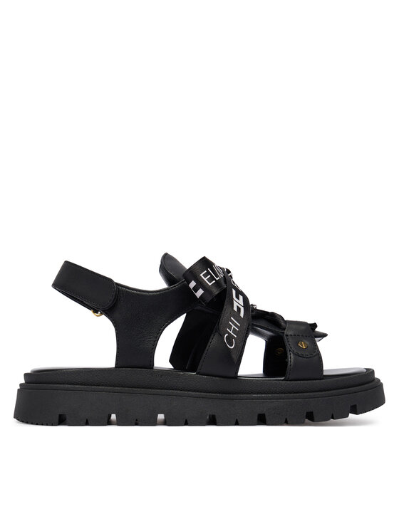 Elisabetta Franchi Elisabetta Franchi Sandály F4A2-E0588-1733999-D Černá