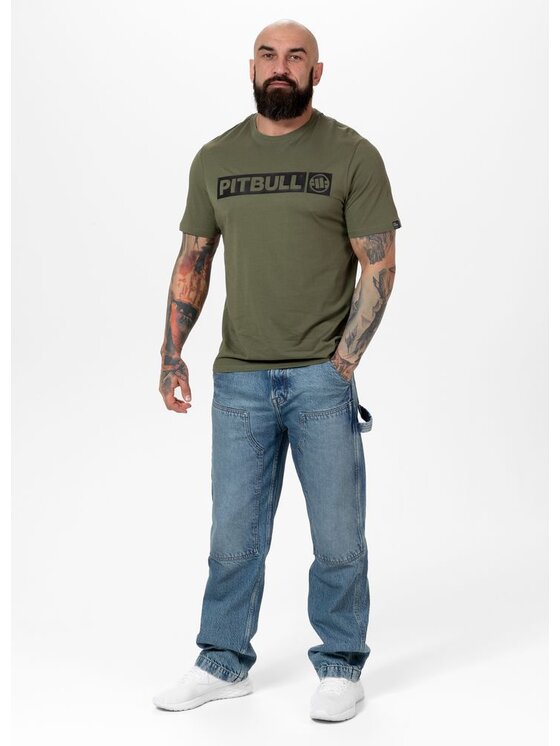PITBULL PITBULL T-Shirt HILLTOP Zielony Regular Fit