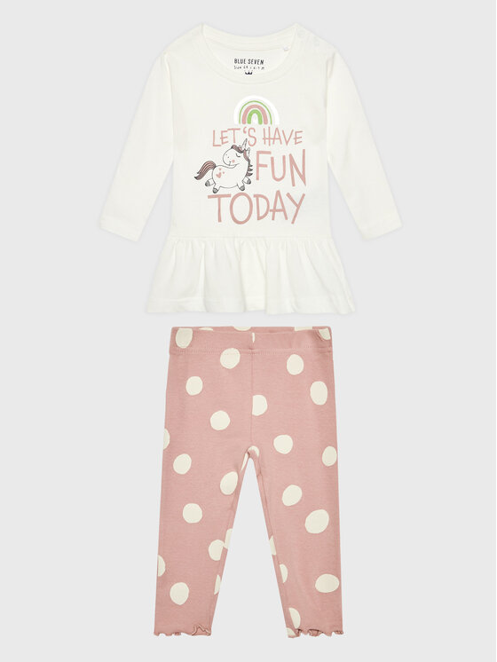 Blue Seven Blue Seven Completo maglietta e leggings 966007 Multicolore Regular Fit