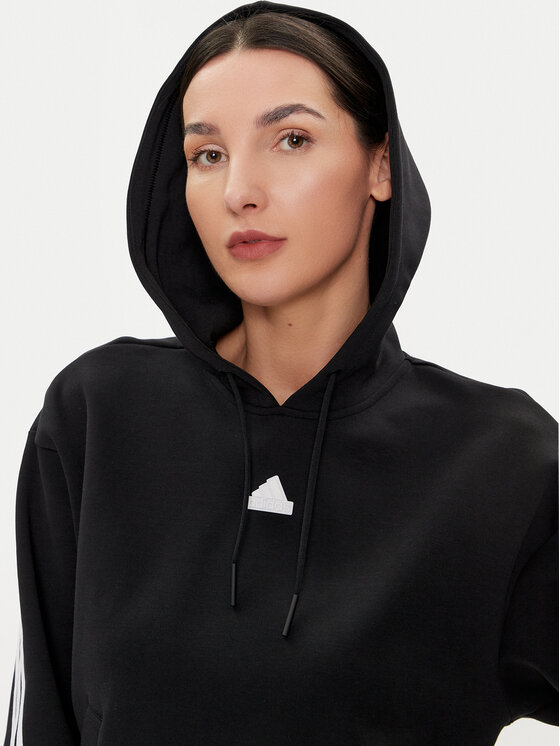 adidas adidas Μπλούζα Future Icons 3-Stripes IP1533 Μαύρο Loose Fit