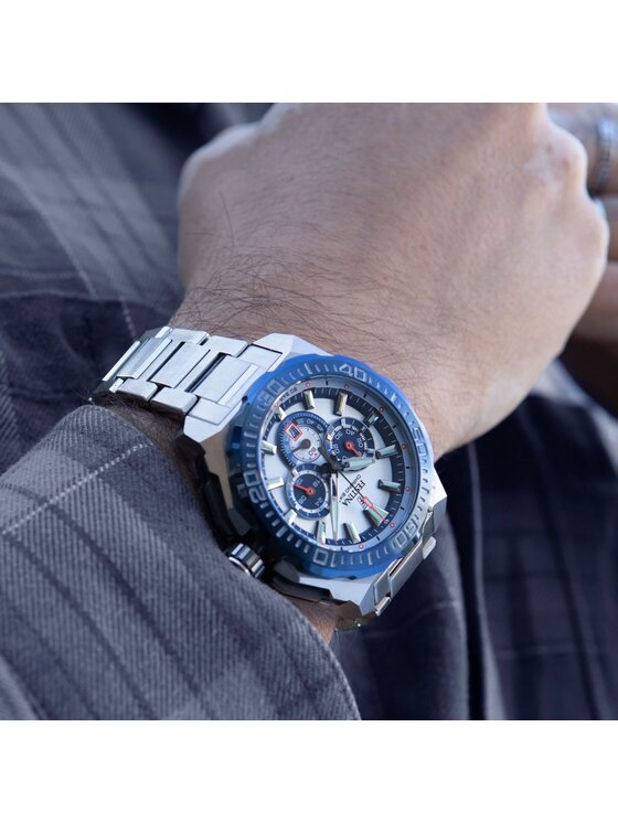 Festina Festina Zegarek F20724-1 Srebrny