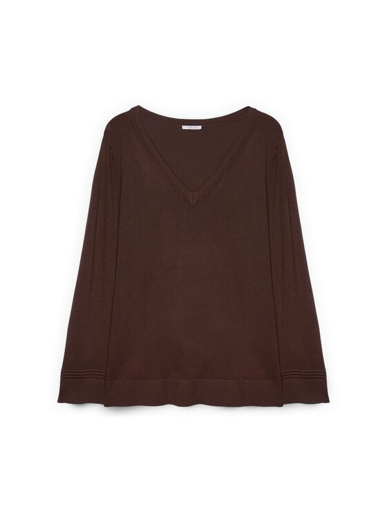 Fiorella Rubino Fiorella Rubino Sweter M273L008555N032 Brązowy Regular Fit