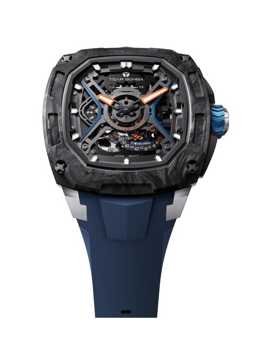 Tsar Bomba Tsar Bomba Zegarek TB8605-02 Niebieski