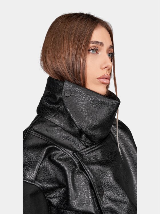 MADE BY SOCIETY MADE BY SOCIETY Kurtka anorak Varen - H27938 Czarny Basic Fit
