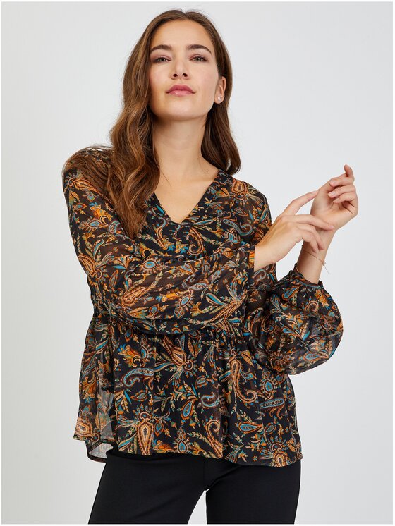 Bluzka, rozmiar 36, Czarne, 650238-660000//36