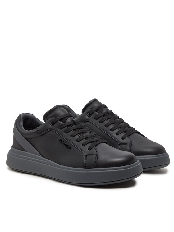 Calvin Klein Calvin Klein Sneakers Low Top Lace Up W/ Stripe HM0HM01494 Nero