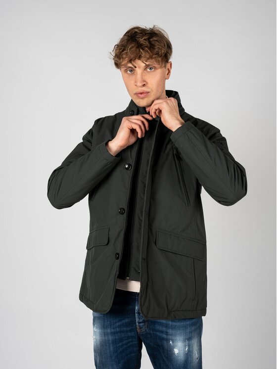 Geox Geox Μπουφάν μεταβατικό M2620A T2953 Πράσινο Regular Fit