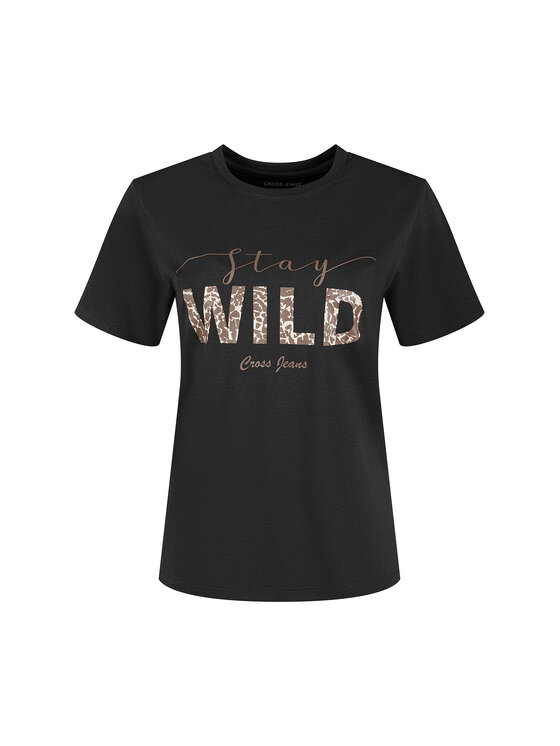 Cross Jeans Cross Jeans T-Shirt 56261-020 Czarny