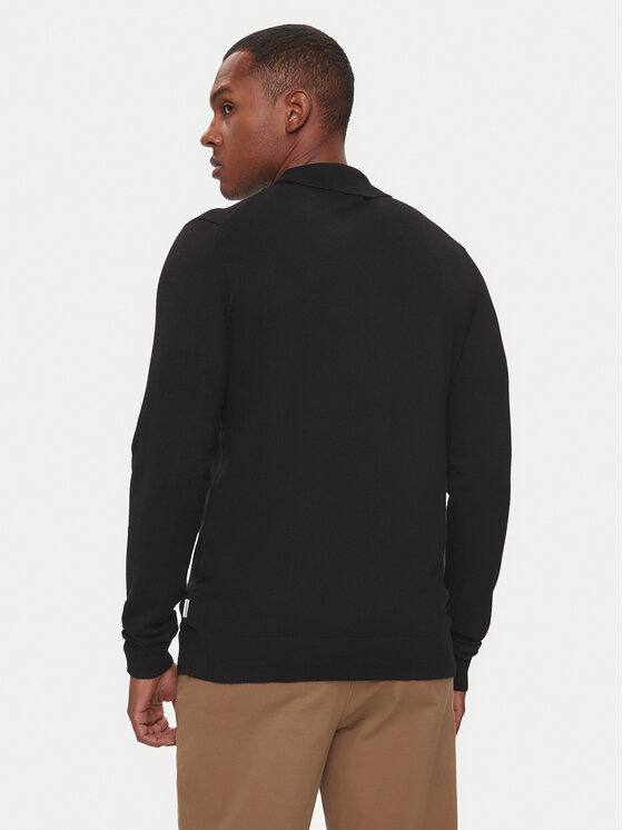 Lindbergh Lindbergh Polo särk 30-800144 Must Regular Fit