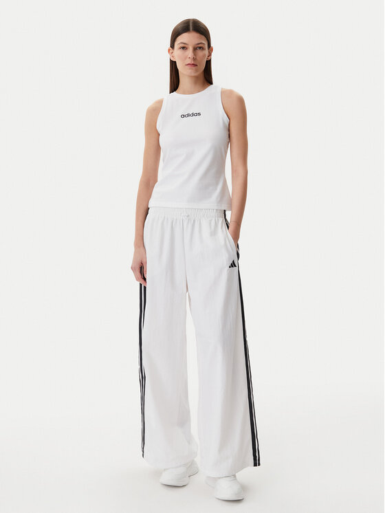 adidas adidas Top Essentials Linear JC5799 Bílá Slim Fit