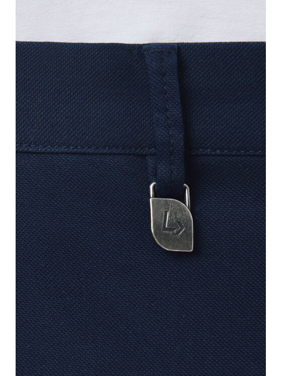 Lancerto Lancerto Chinosy Mikkeli SP082125000004 Granatowy Regular Fit
