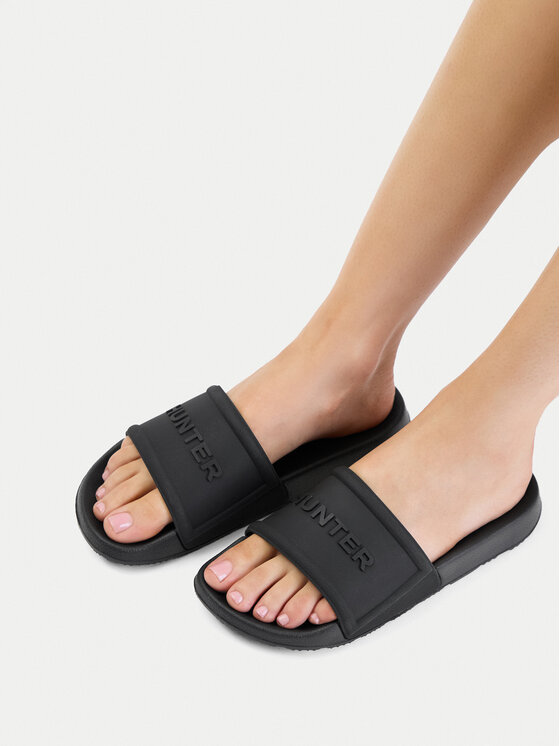Hunter Hunter Klapki CEO-3C048 Czarny