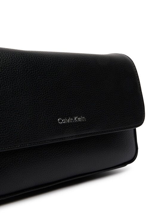 Calvin Klein Calvin Klein Дамска чанта Raised Small Flap Messenger LV04D3327G Черен