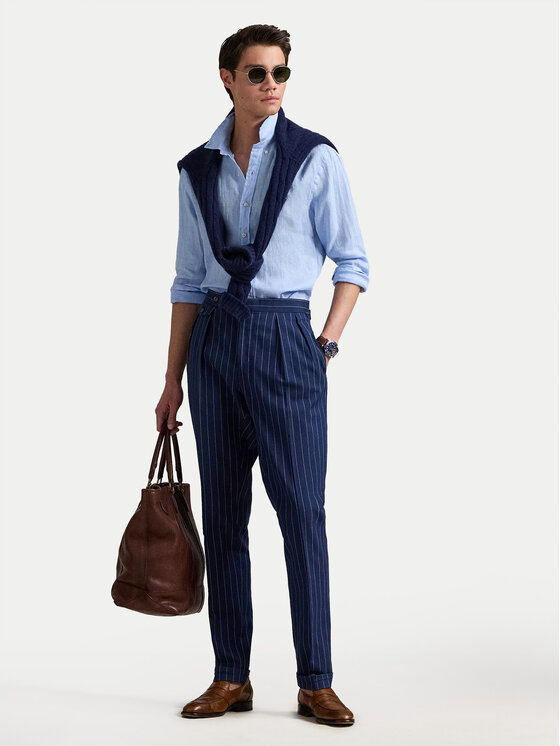 Polo Ralph Lauren Polo Ralph Lauren Cămașă 710968915008 Albastru celest Slim Fit