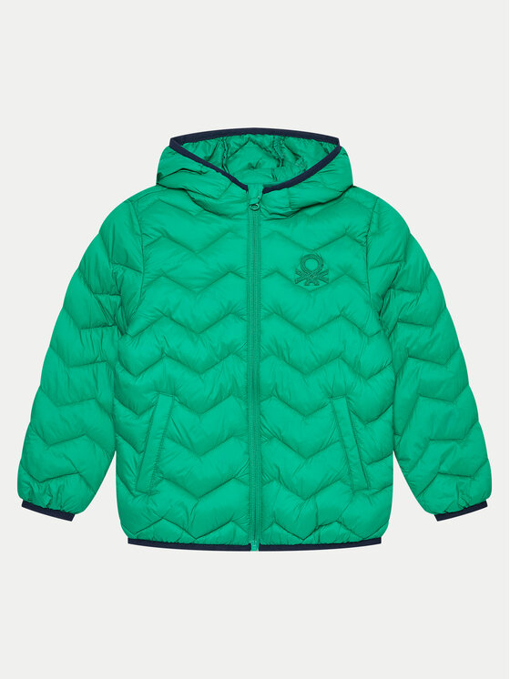 Gyerek Télikabát United Colors Of Benetton, Méret: 98, Zöld, 2TWDGN02V